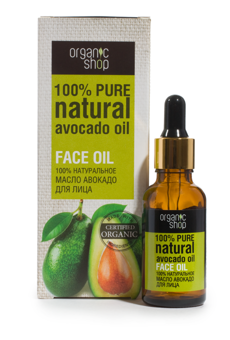 100% натуральное масло авокадо для лица